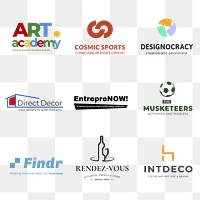 Business logo png design set