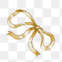 Ribbon png bow design element