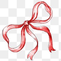 Christmas ribbon png bow design element