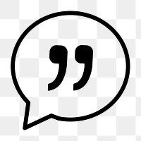 Png speech bubble chat icon for instant messaging app in style