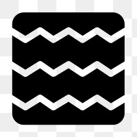 Png zigzag line icon  in solid style