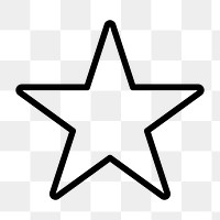 Star png web holographic icon for scores and favorites