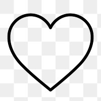 Heart png web holographic icon for scores and favorites