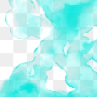 Png watercolor background in green abstract style