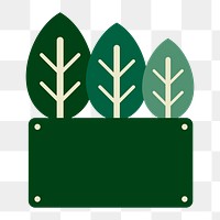 Leaf png vegetable badge sticker for organic products