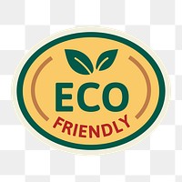 Png eco-friendly label marketing sticker for food packaging