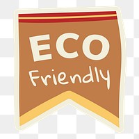 Png eco-friendly label marketing sticker for food packaging