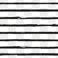 Png pattern of striped ink brush texture transparent background