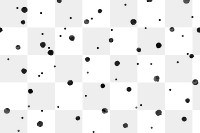 Png pattern of polka dot ink brush texture transparent background