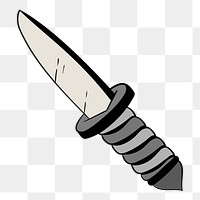 Vintage camp knife old school flash tattoo png icon