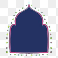 Indian rangoli frame element png