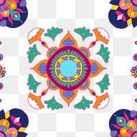 Diwali Indian png mandala pattern background