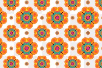 Indian rangoli mandala png pattern transparent background