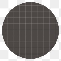 Blank brown grid memo pad png design sticker