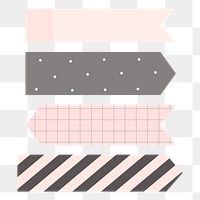 Printable sticky note png set