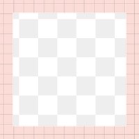 Blank notepaper png frame design sticker 