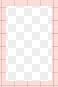 Blank notepaper png frame design sticker 