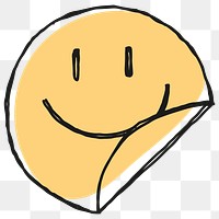 Yellow smiling face symbol transparent png clipart