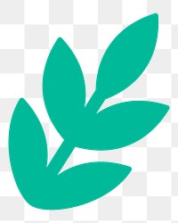 Leaf png icon soil monitor symbol transparent background
