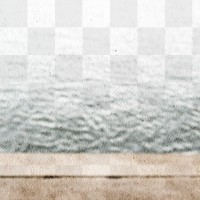 Aesthetic water texture transparent background png with grain effect