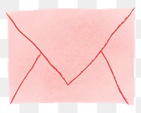 Love envelope icon png in transparent background