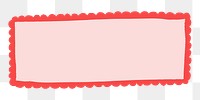 Red and pink banner png transparent