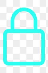 Png blue ui padlock icon