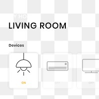 PNG smart home application for digital device controller