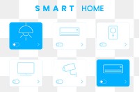 PNG smart home phone application user interface