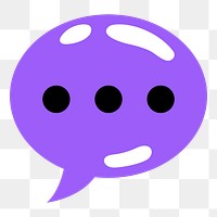 PNG message icon funky social media story sticker