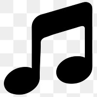 Png music mobile app icon simple flat style