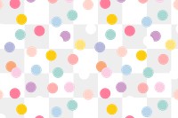 PNG polka dot pattern transparent background