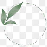 Frame png with leaf design