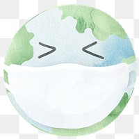 Earth png in the new normal design element