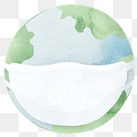 Earth png in the new normal design element