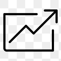 Png growth graph finance icon