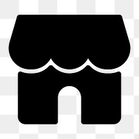 Shop png icon online store flat symbol