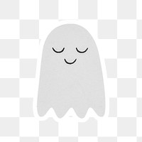 Halloween ghost sticker overlay design element 