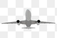 3D aircraft png, air transportation, realistic vehicle on transparent background