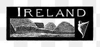 PNG Ireland sign illustration, transparent background