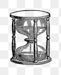 PNG Drawing of an egg timer, transparent background