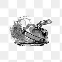 PNG Drawing of a meal, transparent background