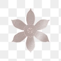 Shiny jonquil flower transparent png design element
