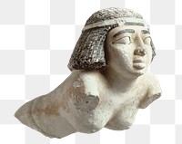 Ancient Egypt woman nude png sculpture 