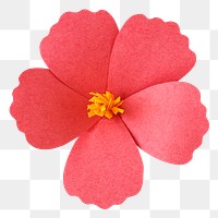 Hibiscus 3D paper flower psd