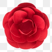 Red poppy png paper craft