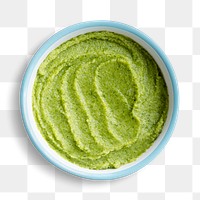 Baby food png sticker, homemade avocado puree