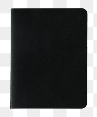 Black notebook cover design element