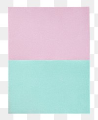 Pink and blue paper notes design element