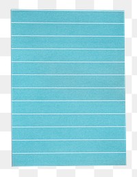Blue lined paper note design element
